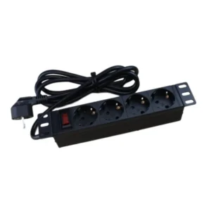 Regleta Eléctrica 4 tomas 10"